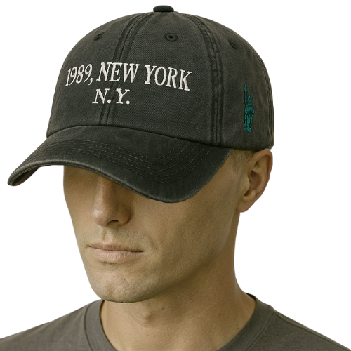 Gorra negra vintage "New York" – Un clásico con el ritmo de la ciudad que lo tiene todo