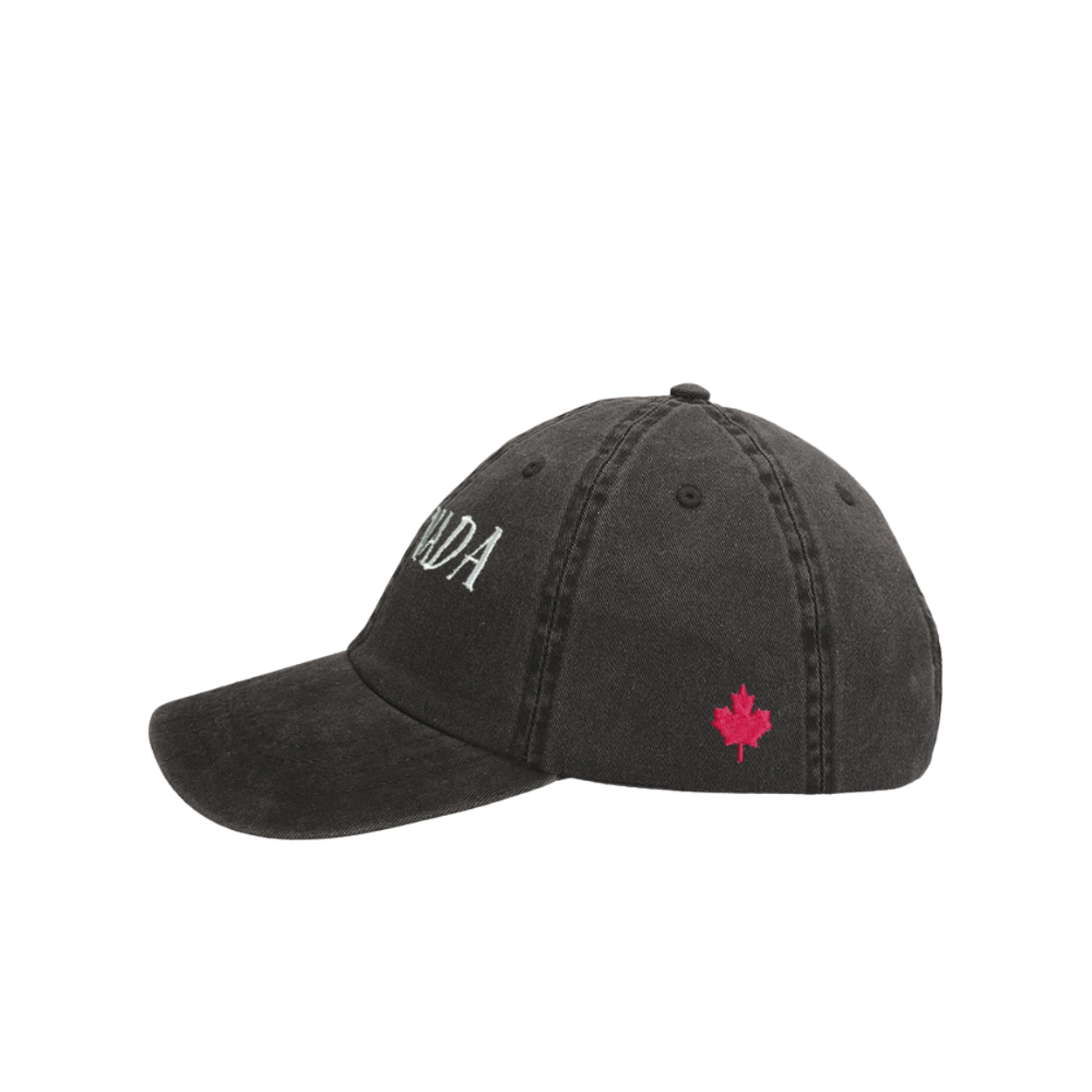 Gorra negra vintage "Canada" – Un clásico con identidad del norte