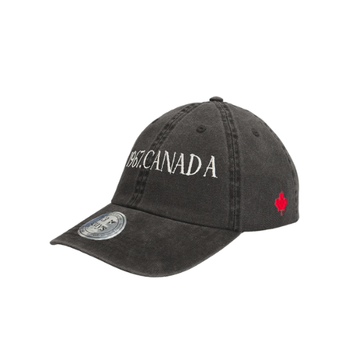 Gorra negra vintage "Canada" – Un clásico con identidad del norte