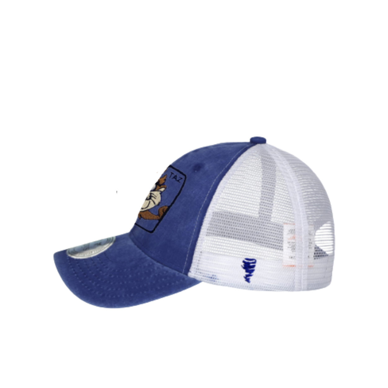 Gorra trucker deslavada royal "Taz" – Dale un giro audaz a tu estilo diario