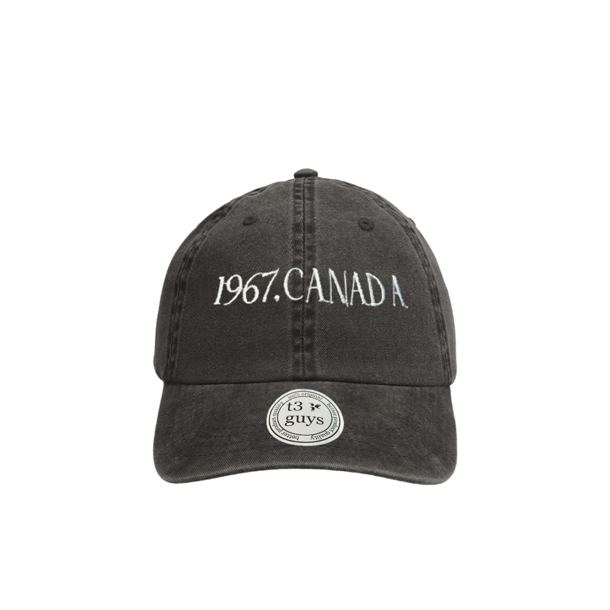 Gorra negra vintage "Canada" – Un clásico con identidad del norte