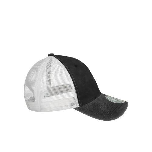 Gorra trucker deslavada negra "Duck You" – Estilo fresco con buena vibra