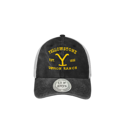 Gorra trucker deslavada "Yellowstone" – Aventurera, cómoda y con alma de montaña.